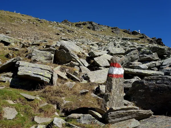 vom Goiselemandl Aufstieg zum östlichen Sattelkopf