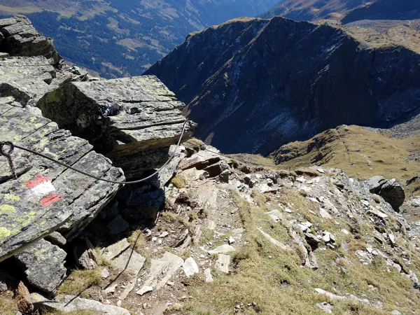 die letzten Meter zum östlichen Sattelkopf 