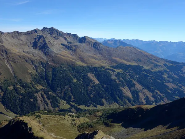 Gipfel östlicher Sattelkopf Blick Richtung Osten