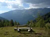 von der Tilliachalm Aufstieg zum Gumriaul Blick Richtung Norden