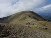 von der Tilliachalm Aufstieg zum Gumriaul Blick Richtung Weißlachberg