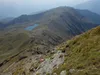von der Tilliachalm Aufstieg zum Gumriaul Blick zurück