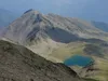 Blick vom Gumriaulkreuz Richtung Anraser See und links hinten Finsterkofel