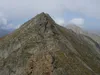 Blick vom Gumriaulkreuz Richtung Norden vorne der Hauptgipfel Gumriaul