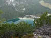 am Großen Apostel Tiefblick auf den Pragser Wildsee