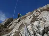Felswand hoch zum Gipfel Hintereggkogel