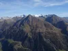 Blick vom Gipfel Hintereggkogel Richtung Osten hinten Bildmitte der Großglockner