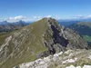 Blick vom Gipfel Hochalpenkopf Richtung Westen Bildmitte der Maurerkopf