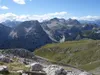 Blick vom Gipfel Hochalpenkopf Richtung SSW Mitte rechts der Monte Sela