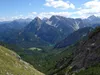 bei der Pragser Furkel Blick Richtung SO Mitte links der Herrstein