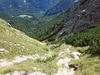 Abstieg von der Pragser Furkel zum Pragser Wildsee