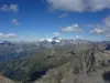 Blick vom Gipfel Hochschober Richtung Norden Bildmitte der Großglockner