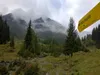 Aufstieg zum Gipfel Hochspitz