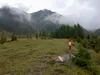 Aufstieg zum Gipfel Hochspitz