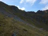Aufstieg zum Gipfel Hochspitz kurz vor der Hochspitzsenke
