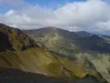 Aufstieg zum Gipfel Hochspitz Blick zur Reiterkarspitze