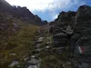 Aufstieg zum Gipfel Hochspitz