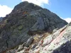 Aufstieg zum Gipfel Hochspitz
