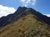 Aufstieg zum Gipfel Hochspitz