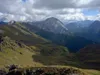 Blick vom Gipfel Hochspitz Richtung SO Bildmitte der Monte Peralba