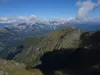 Blick vom Gipfel Hochspitz Richtung NO hinten die Lienzer Dolomiten