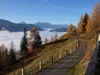 Start bei der Wallfahrtskirche Marterle Blick Richtung SW hinten die Lienzer Dolomiten
