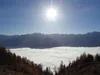 von der Lackneralm Richtung Gipfel Hohe Nase Blick Richtung Kreuzeckgruppe