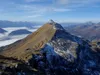Blick vom Gipfel Hohe Nase Richtung WSW in Bildmitte der Zellinkopf