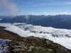 Blick vom Gipfel Zellinkopf Richtung SO hinten die Kreuzeckgruppe