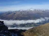 Blick vom Gipfel Zellinkopf Richtung Westen hinten die Schobergruppe