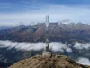 am Gipfel Leitenkopf zweites Gipfelkreuz