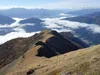 Blick vom Gipfel Leitenkopf Richtung SW hinten die Lienzer Dolomiten