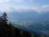 Blick vom Gipfel Jukbichl Richtung Süden unten Kötschach Mauthen