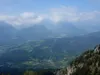 Blick vom Gipfel Jukbichl Richtung SW hinten Karnischer Alpen