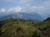 Blick vom Gipfel Jukbichl Richtung Westen hinten Lienzer Dolomiten