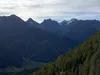 Aufstieg Richtung Hohes Tor Blick Richtung rechts der Hochschober Mitte links der Glödis