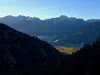 Aufstieg Richtung Wahler Lusene Mittaür Alm Blick Richtung Lienzer Dolomiten