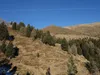 bei Oberdrumer Alm Blick Richtung Tourenziel Kleines Schöberl in der Bildmitte