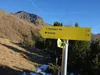 Aufstieg Richtung Preimberger Alm hinten links die Schleinitz