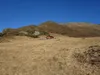 kurz vor der Preimberger Alm hinten Mitte das Kleine Schöberl
