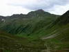 Anstieg Richtung Kreuzspitze Blick zurück