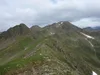 Blick vom Gipfel Kreuzspitze Richtung NNW rechts der Rotlahner