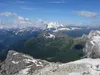 Blick vom Gipfel Kleiner Lagazuoi Richtung SW hinten die Marmolada