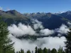 Aufstieg Richtung Wetterkreuz Blick Richtung Norden