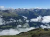 Blick vom Gipfel Langschneid Richtung Norden Mitte rechts der Lasörling links dahinter der Großvenediger