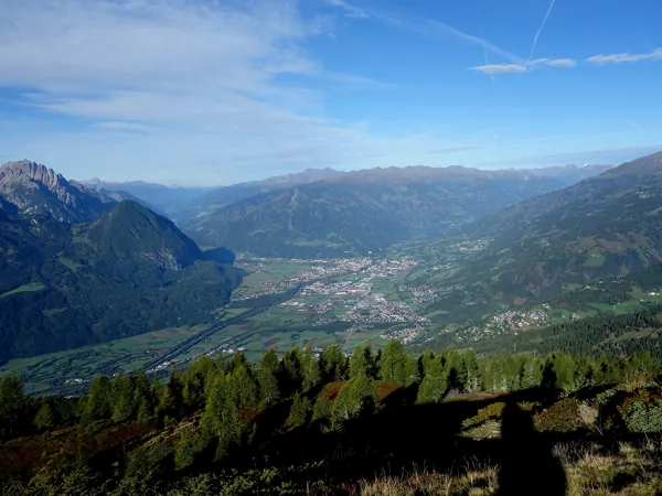Gipfel Ederplan Blick Richtung Lienzer Talboden