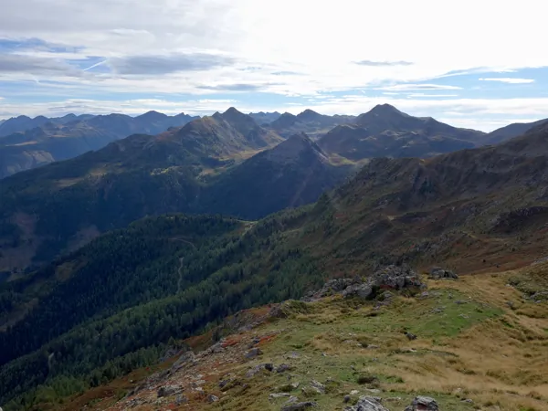 Gipfel Loneskopf Blick Richtung ONO