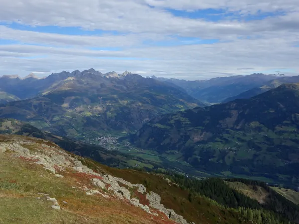 Gipfel Loneskopf Blick Richtung Norden