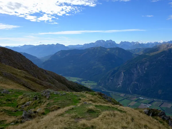 Gipfel Loneskopf Blick Richtung SO