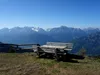 Thurner Alm Blick Richtung Süden hinten die Lienzer Dolomiten